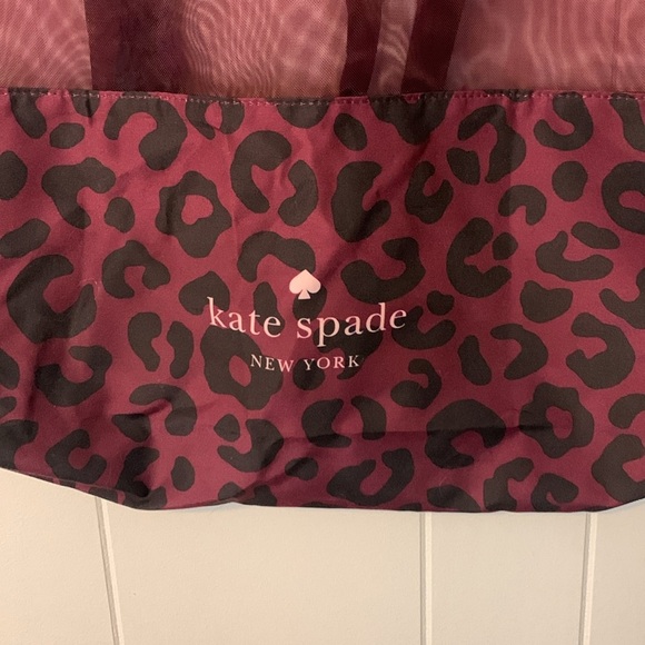 Kate Spade BlackBerry Preserve Large Mesh Top Tote Bag - Picture 3 of 6